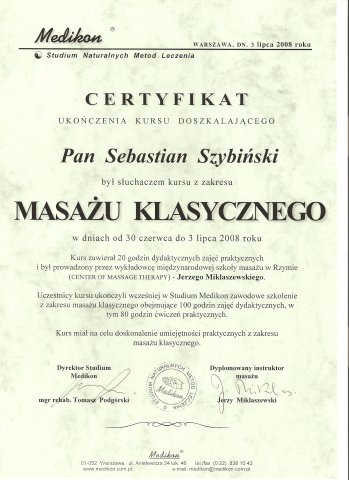 certyfikat